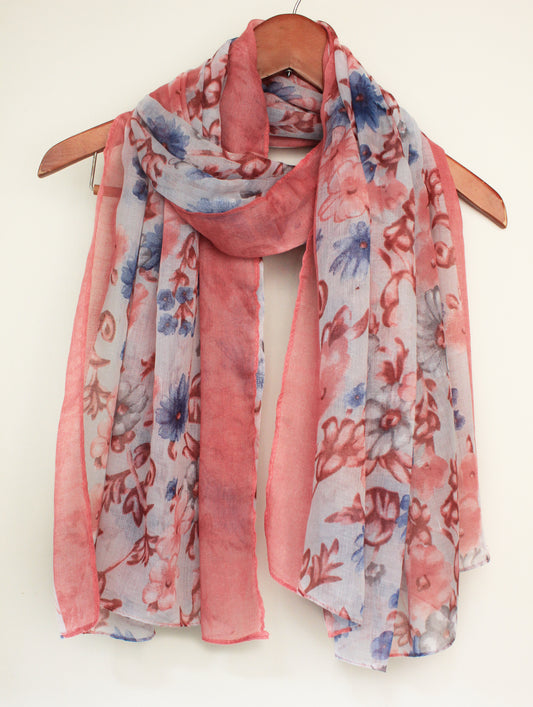 Monsoon Printed 06 - Peachy Pink