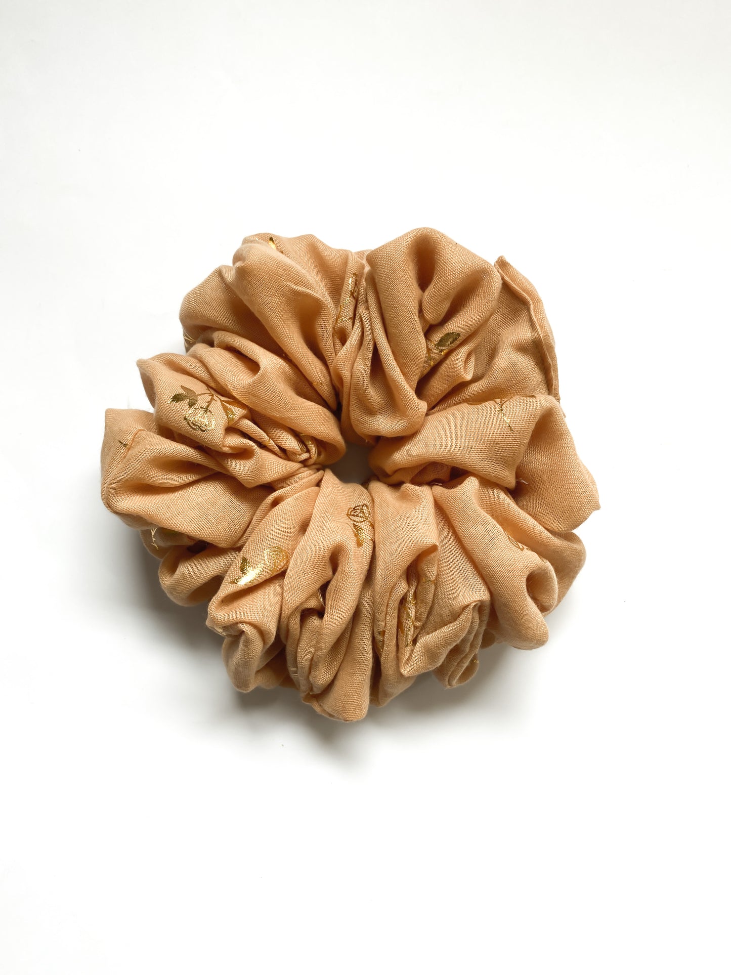 Viscose Volumizing Scrunchie - Roasted Peach