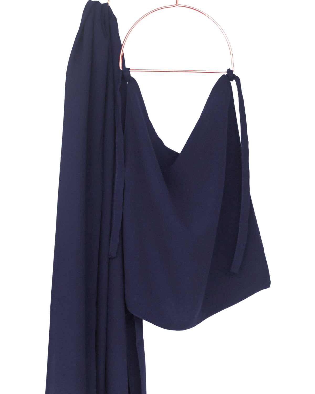 Niqab & XL Hijab Set - Navy Blue