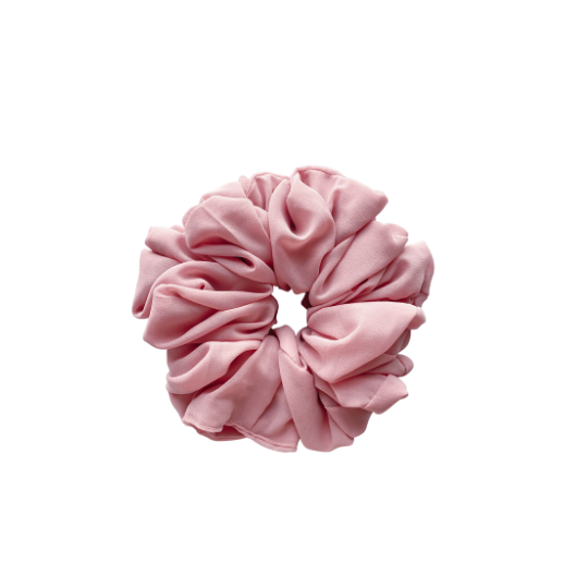 Georgette Volumizing Scrunchie - She Pink