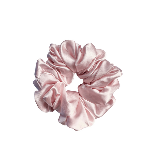 Silk Volumizing Scrunchie - Powder Peach