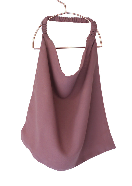 Elastic back Niqab - Rose Tan