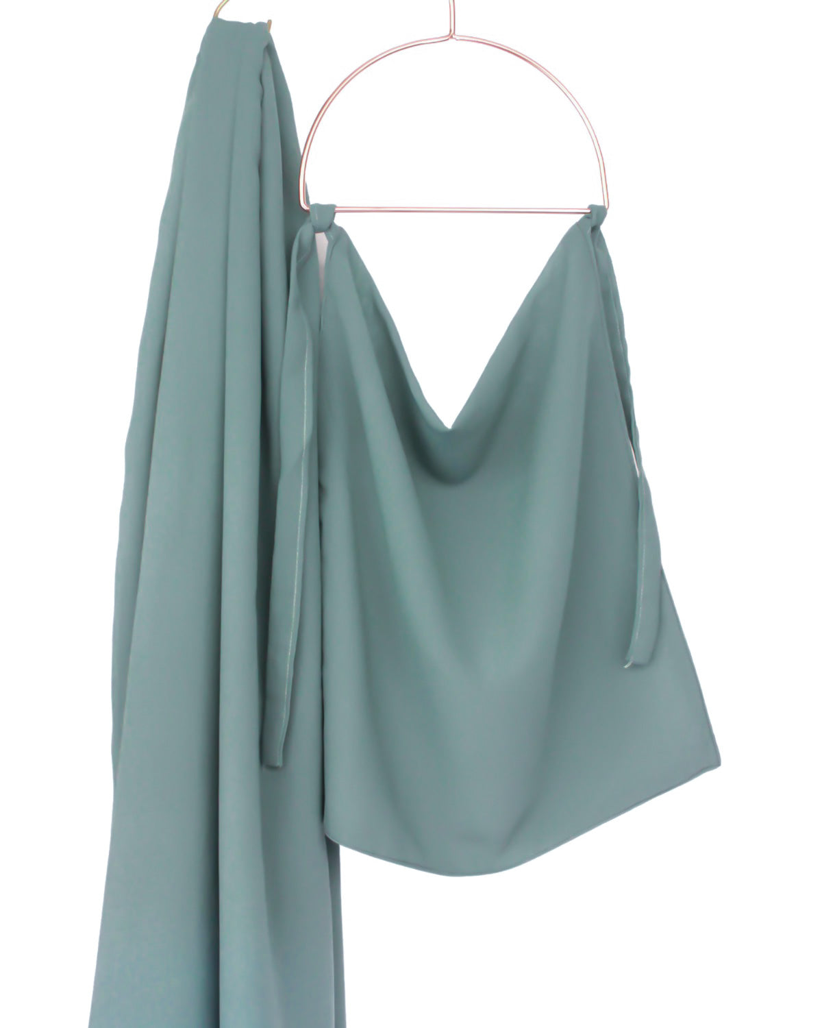 Niqab & XL Hijab Set - Cool Mint