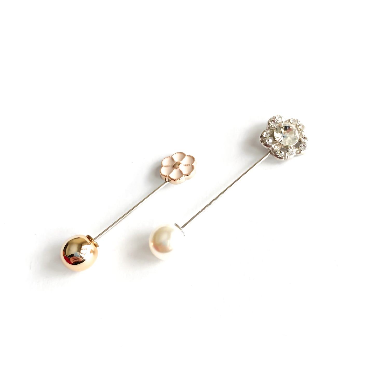 Floral Brooch Pins (Set of 2)