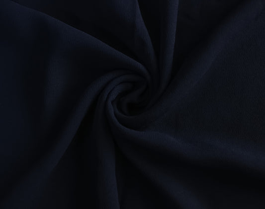 Georgette - Dark Navy Blue