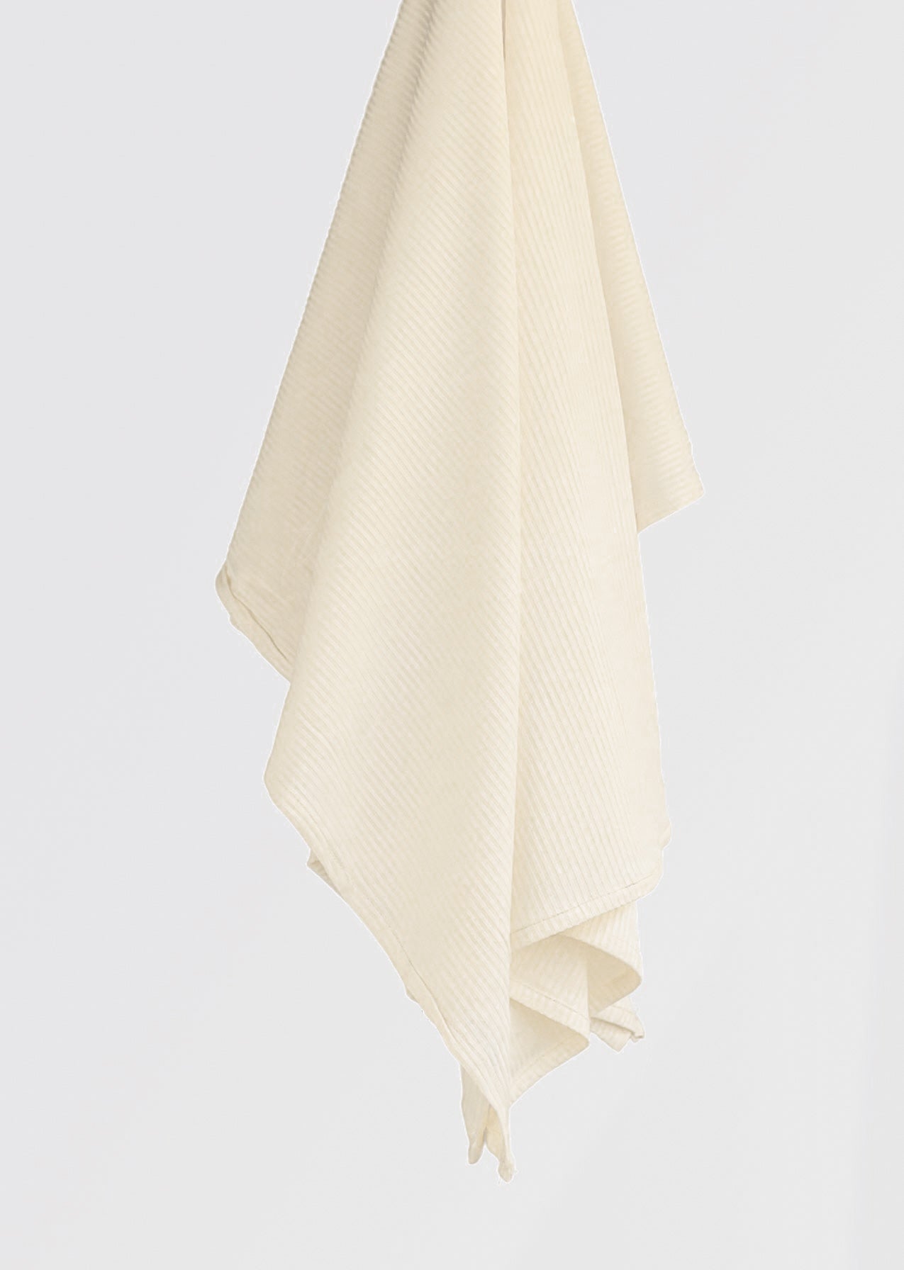 Ribbed Jersey Hijab - Cream