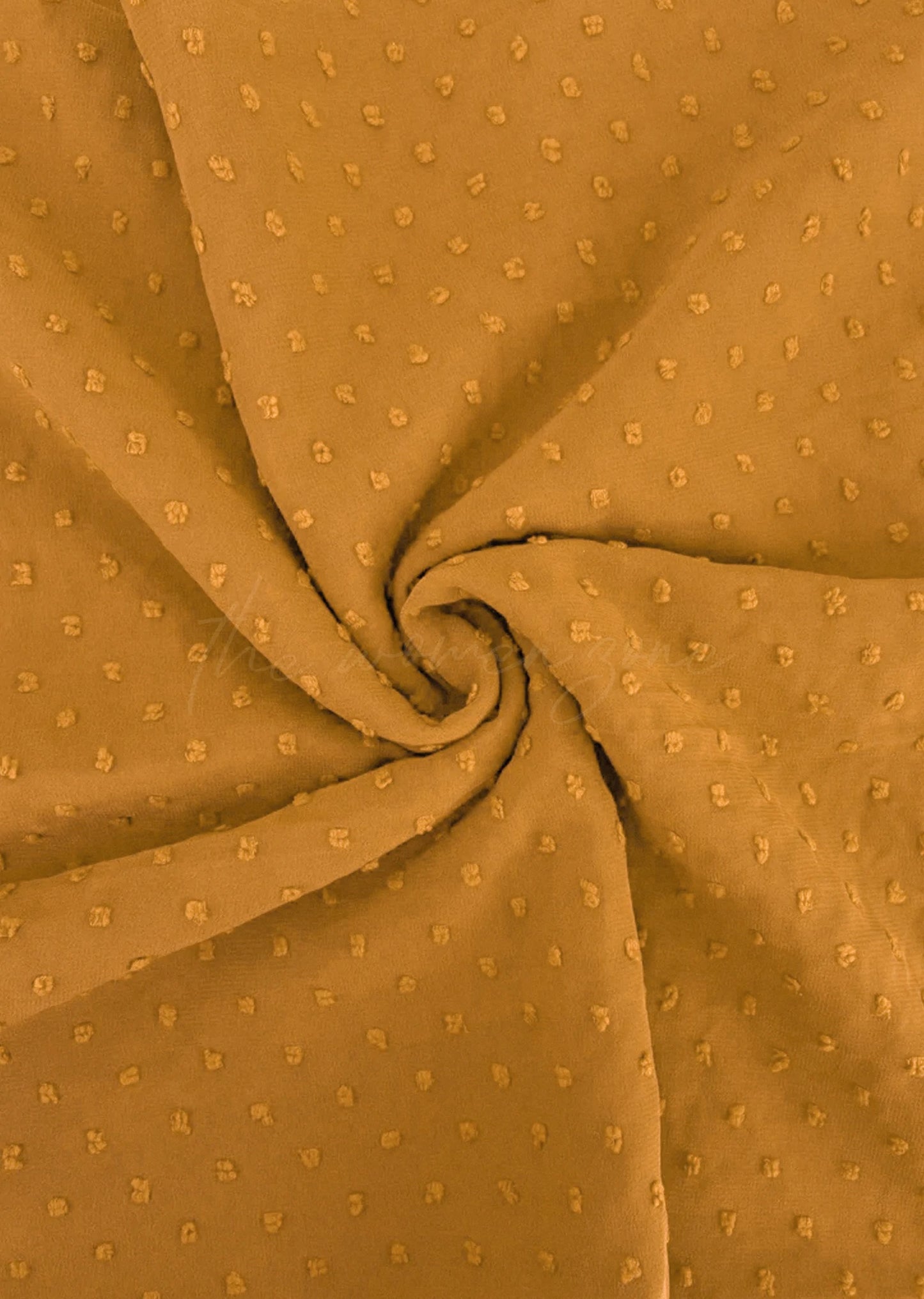 Plumetis Georgette - Mustard