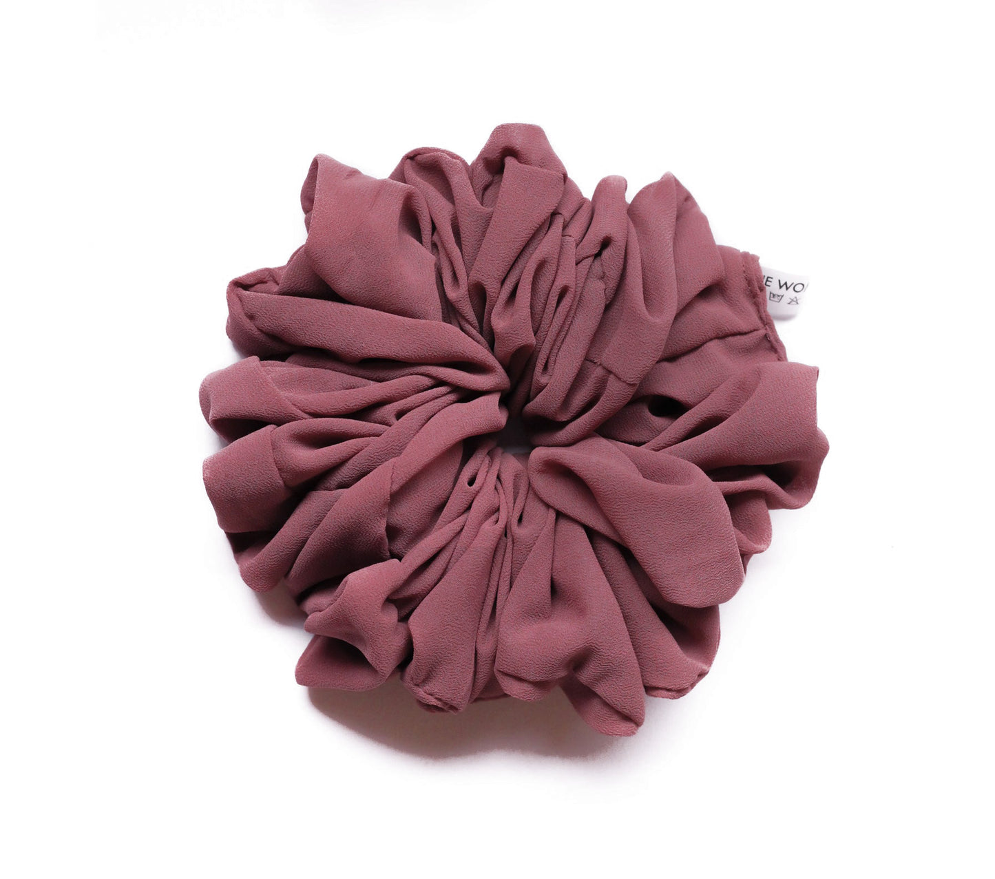 Georgette Volumizing Scrunchie - Rosewood