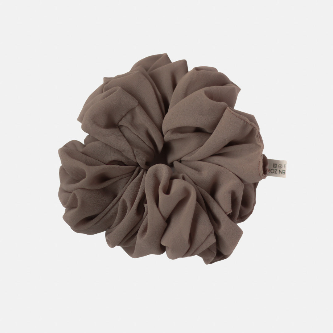 Georgette Volumizing Scrunchie - Mushroom