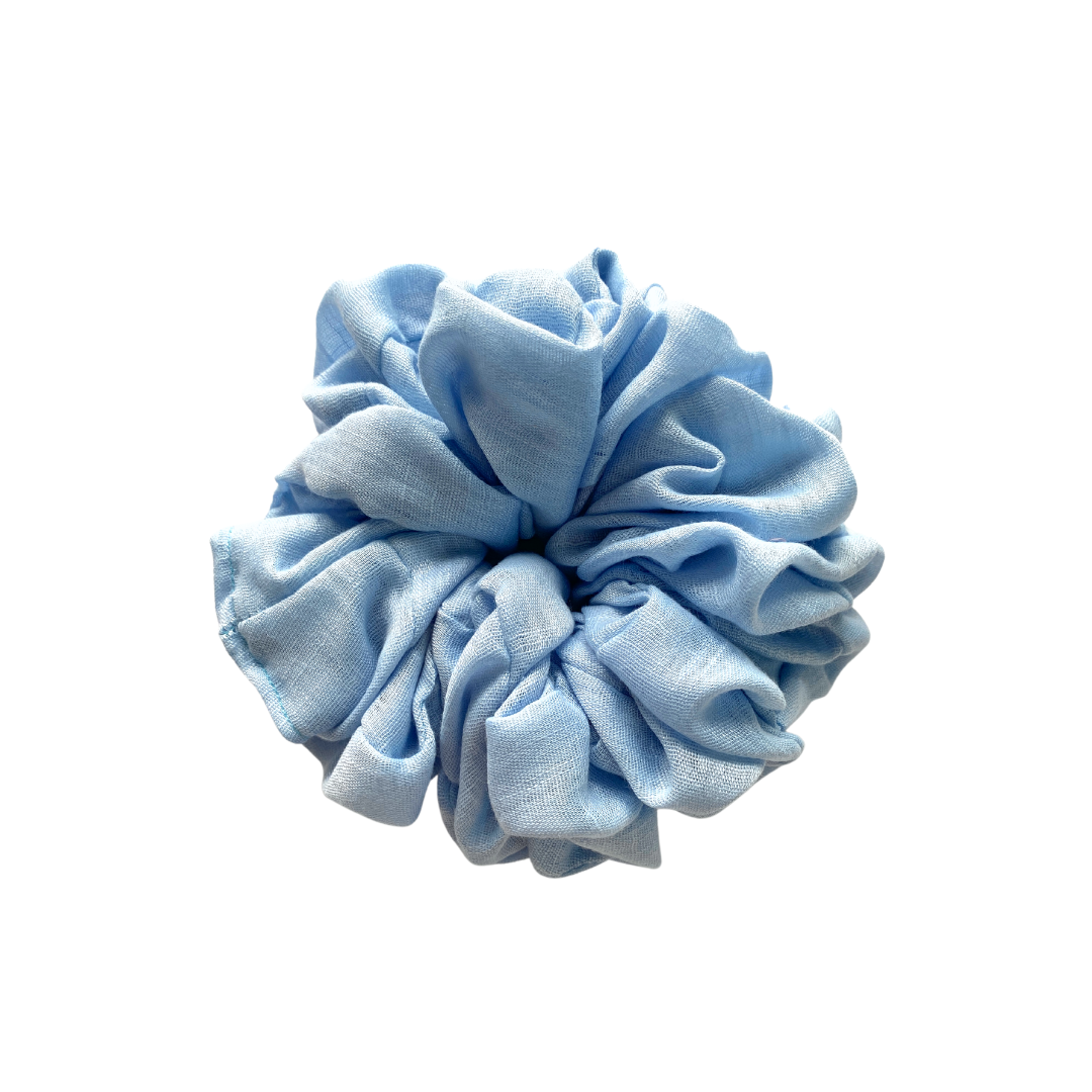 Viscose Volumizing Scrunchie - Powder Blue