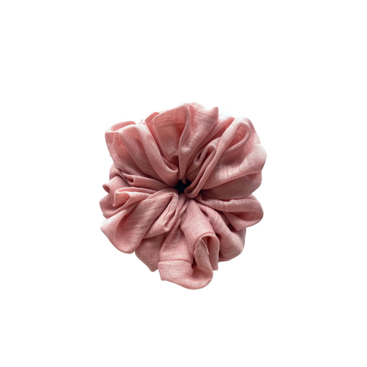 Viscose Volumizing Scrunchie - Pink