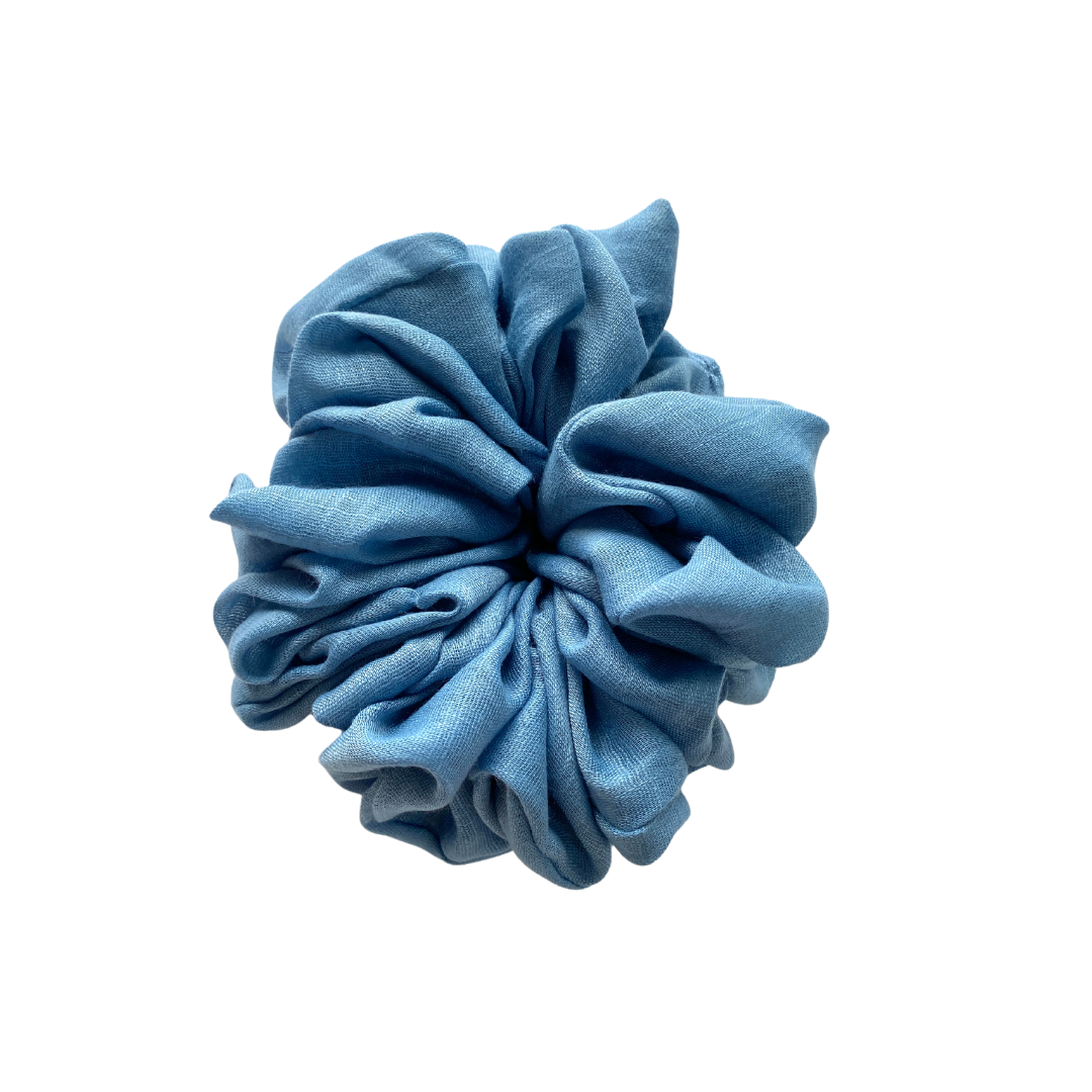 Viscose Volumizing Scrunchie - Peacock