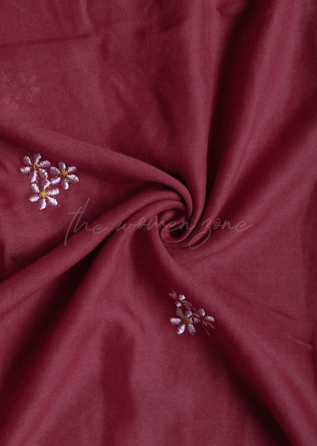 Arwah Embroidered - Maroon