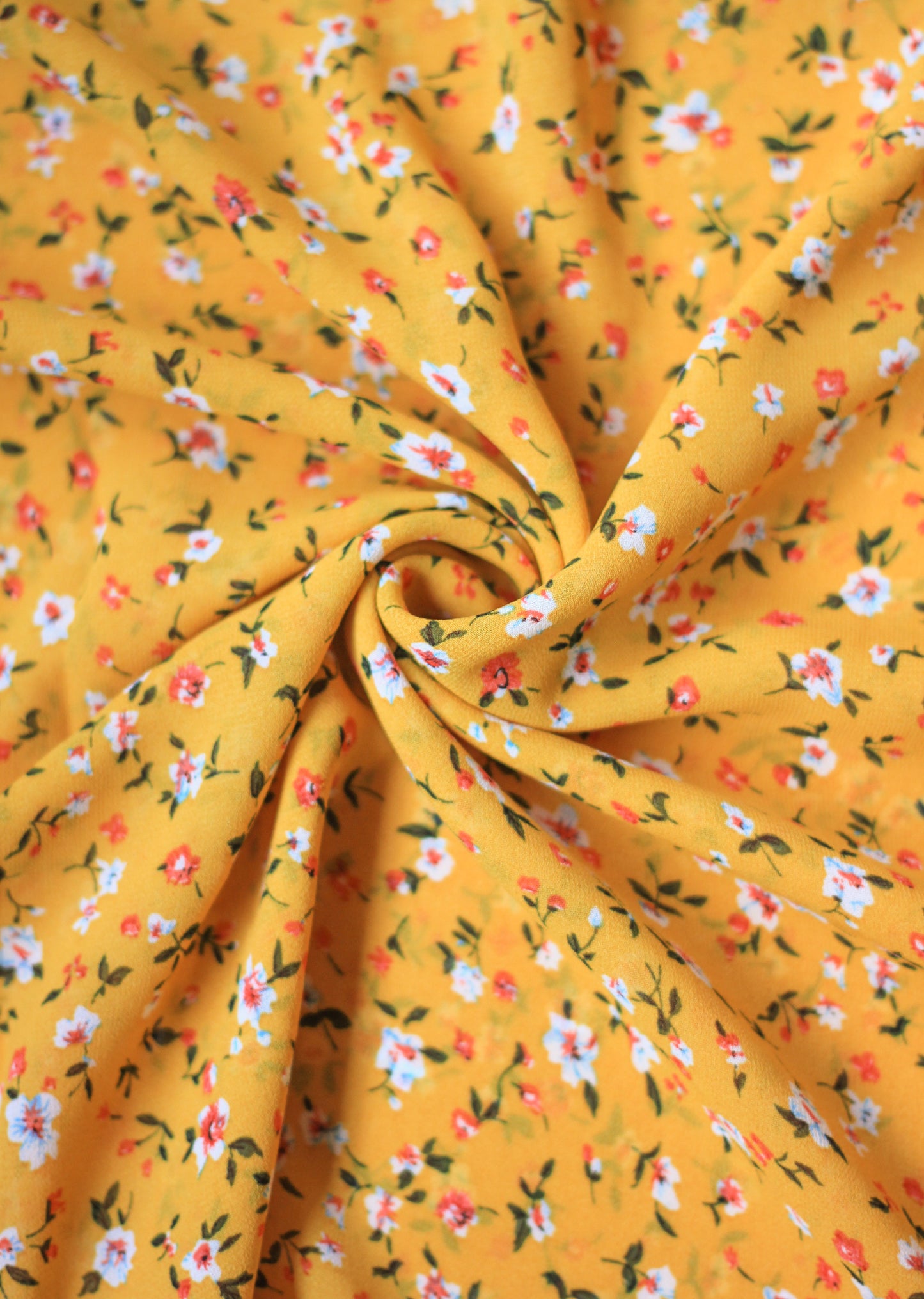 Printed Georgette - Golden Hour